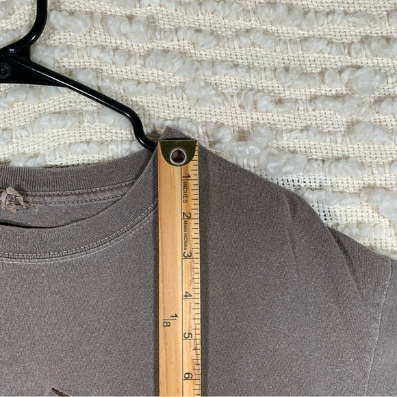 VTG WOMENS LARGE ALASKA SHIRT BROWN EMBROIDERED FISH SEA BIRD STATE - Picture 8 of 13